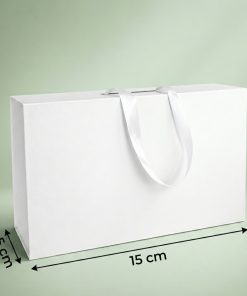 Caja Magnética 13x15x5 Blanco Con Manilla