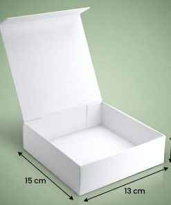 Caja Magnética 13x15x5 Blanco Sin Manilla