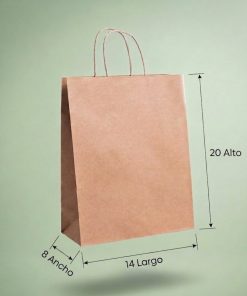 BOLSAS KRAFT 14X20