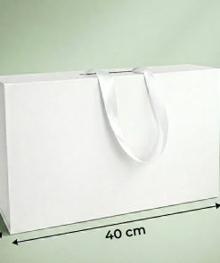 Caja Magnética 40x30x10 Blanco Con Manilla