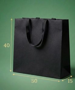 Bolsas de papel de lujo  Negra 50X40X15