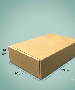 CAJA CARTON PREMIUM AUTOARMABLE 33X20X10.
