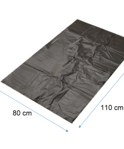 BOLSA PARA BASURA NEGRA  80 X 110 10 UNIDADES.