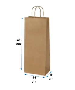 BOLSAS KRAFT 14X40X08