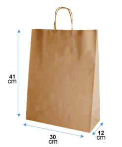 BOLSAS KRAFT 30X41X12