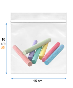 "15x16" RESELLABLE ( TIPO ZIPLOC )