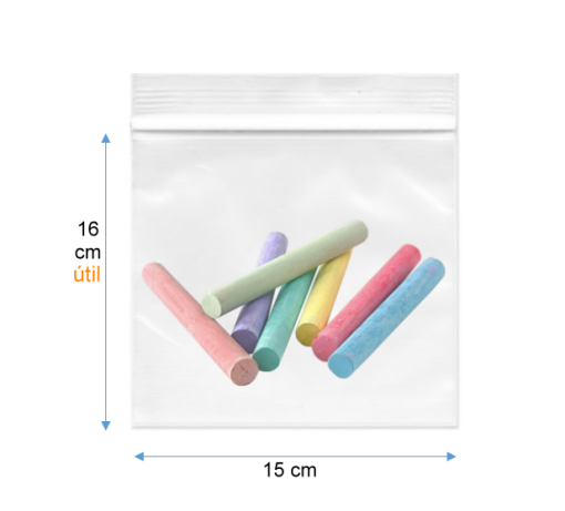 "15x16" RESELLABLE ( TIPO ZIPLOC )