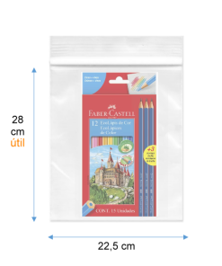 "22,5x28" RESELLABLE ( TIPO ZIPLOC )