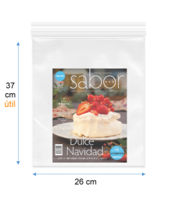 "26x37" RESELLABLE ( TIPO ZIPLOC )