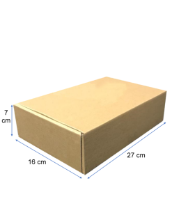 CAJA CARTON PREMIUM AUTOARMABLE  27X16X7
