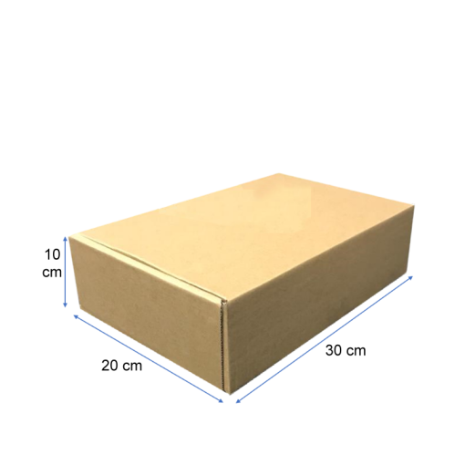 CAJA CARTON PREMIUM AUTOARMABLE 30X20X10.