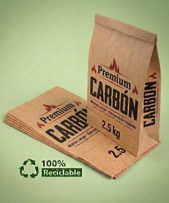 BOLSAS CARBON 2,5 KILOS DOBLE HOJA