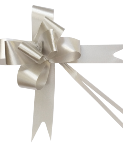 Cinta de regalo autoarmable color Plata