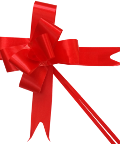 Cinta de regalo autoarmable color Rojo
