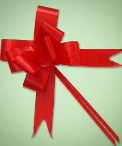 Cinta de regalo autoarmable color Rojo