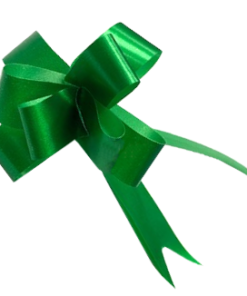 Cinta de regalo autoarmable color Verde