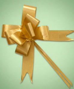 Cinta de regalo autoarmable color Dorado