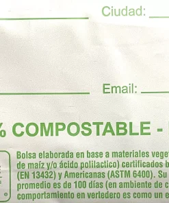 Kosas Pack Chile | Bolsa Para Envío Courier Compostable Eco-Bag «26X32»