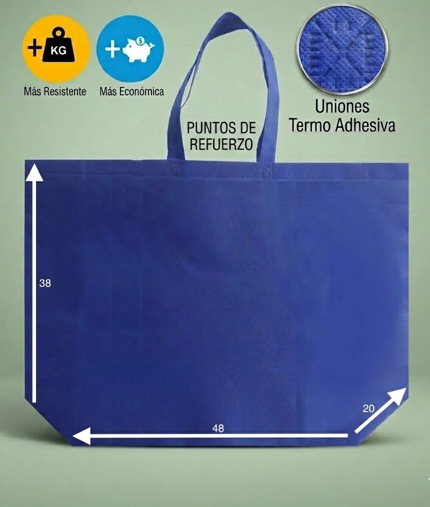 "48x38x20" RESISTENCIA12kg. máx. AZUL