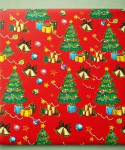 SOBRE  DE PAPEL CON PEGAMENTO 21x31 CM PINOS Y CAMPANAS