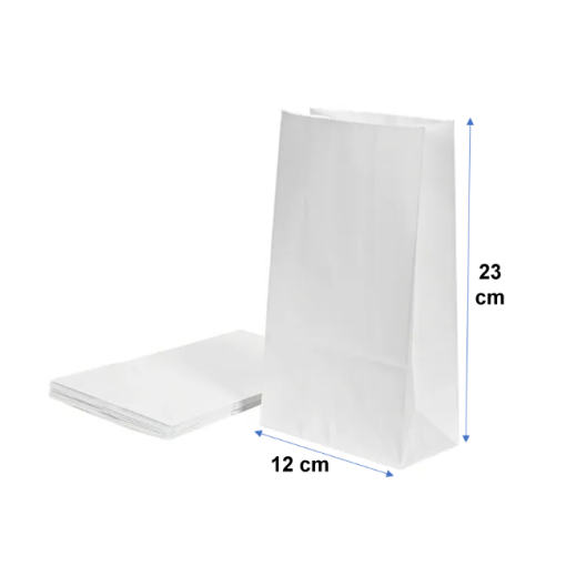 Saquito de Papel Blanco 1 kilo "12x23"