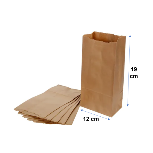 SAQUITOS KRAFT T-1 CORTO 12X19