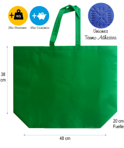 "48x38x20" RESISTENCIA 12kg. máx. VERDE