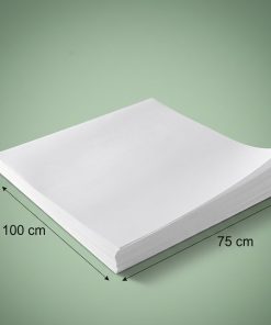 Resma Papel Mantequilla kit 7 anti humedad y antigrasa 500 Pliegos "100x75" 35 gramos